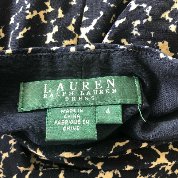 Ralph Lauren | 3 Quarter Sleeve Animal Print Dress - Picture 9 of 9